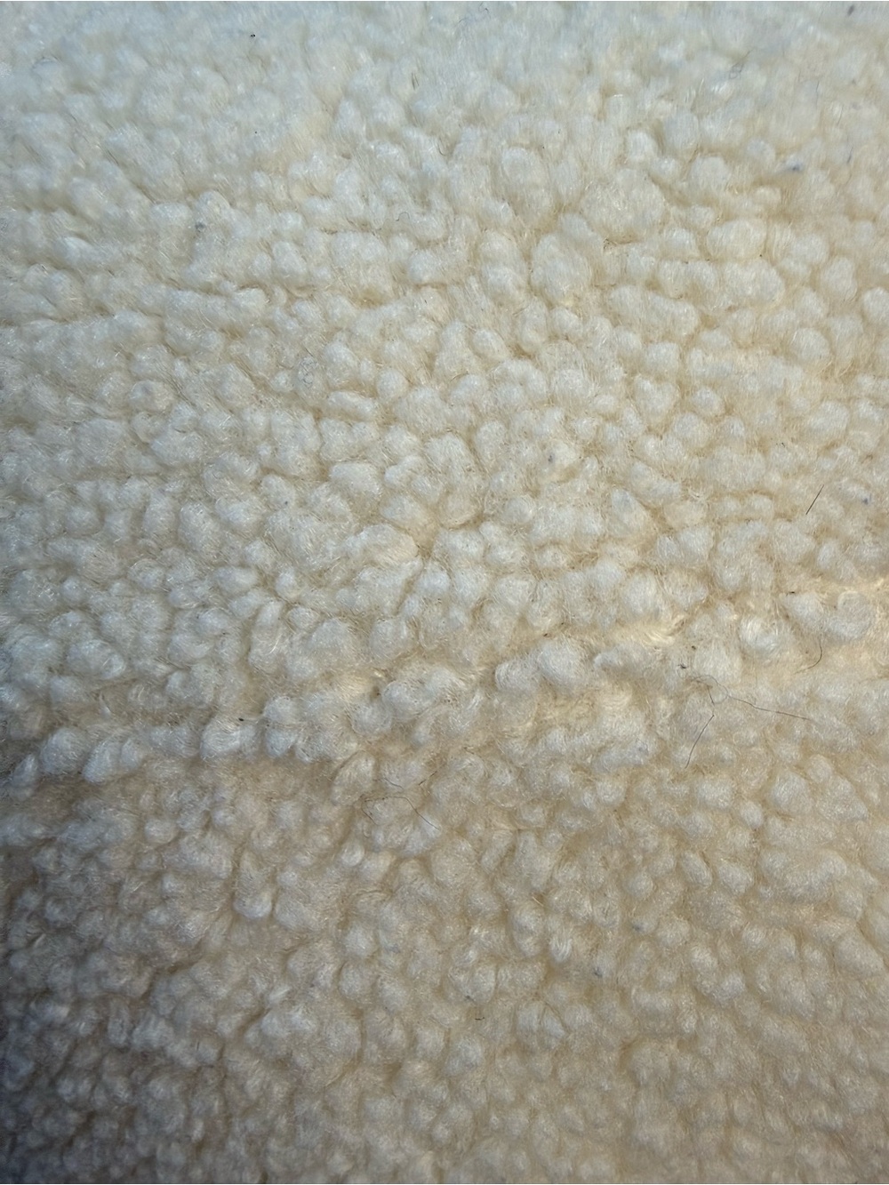 Lumière Ivory Sherpa Teddy Vest Snap Front Cozy Fleece Pocket Shacket Size M - Picture 6 of 11